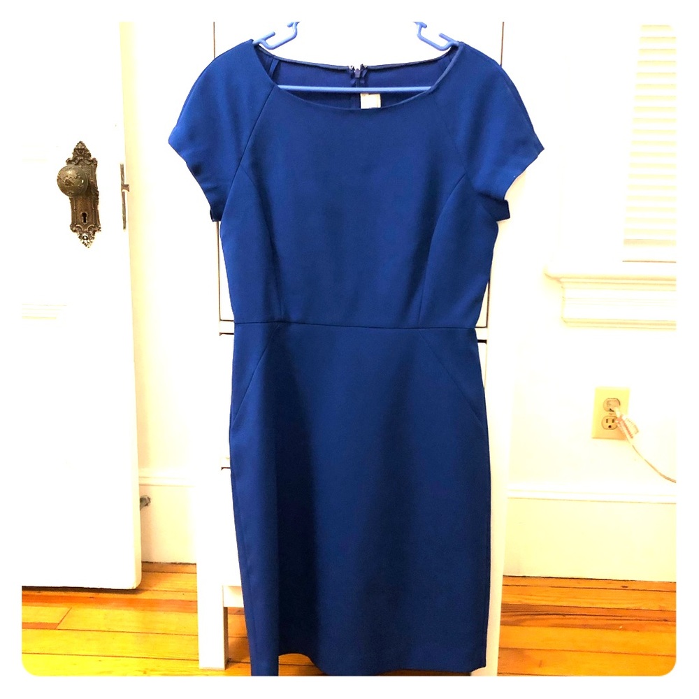 J.Crew Factory Blue Dress
